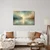 Slika mirno jezero ob sončnem zahodu - 40x30