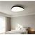 Top Light - LED prigušiva stropna svetiljka ECLIPSE LED/55W/230V 3000-6500K crna + daljinski upravljač