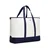 TOMMY HILFIGER Nakupovalna torba modra/bela