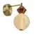 LED zidna lampa FLORES LED/7W/230V zlatna/braon