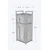 Hanah Home metalna korpa za veš Dh Drawr, 44 cm, braon