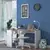 Hanah home Radni sto 120x74,8x50cm Hrast-Beli