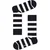 Happy Socks Lfs Box čarape 4-Pack klasične crno-bele čarape