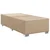Vidaxl Box spring postelja z vzmetnico kapučino 80x200 cm umetno usnje