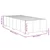 Vidaxl Box spring postelja z vzmetnico krem 100x200 cm blago