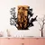 Wallity Zidna dekoracija About Dry Grasses, 68cmx58cmx3cm, Hrast