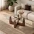 Hanah Home klub sto Kare, 80 cm, orah