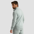 GymBeam Muška dukserica Zip Up Limitless Eucalypt