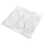 Zidne panele 12 pcs Dijamant bijela 50 x 50 cm XPS pjena