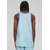 Mens Fishnet Tank Top - Blue
