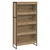 Ormarić za knjige 2 pcs Umjetnička hrastovina 80 x 30 x 155 cm