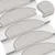 Vidaxl Samolepilne preproge za stopnice Sisal-Look 30 kosov Platina