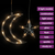 vidaXL Vilinska svjetla u obliku zvijezda i mjeseca 138 LED bijela