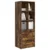 Highboard s ladicama Dimljeni hrast 45,5 x 34 x 127 cm