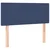 Vidaxl Box spring postelja z vzmetnico modra 90x200 cm blago