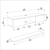 HANAH HOME TV polica Elia Walnut White