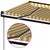 Automatska tenda sa senzorom LED 500 x 300 cm žuto-bijela