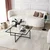 Hanah Home Klub sto Social 40x50x40cm Crni