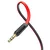 HOCO spojni kabel 3,5mm na 3,5mm 1m - Crna / Crvena KP25169