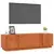 TV ormar Vosak Smeđa 140 x 40 x 40 cm Masivna borovina