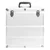 vidaXL Kovček za ličila 37x24x40 cm srebrn aluminij