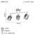 Opviq Luster Rayo-51-13, O10, 12cm, IP20 Srebrne boje