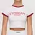 GymBeam Women‘s Varsity T-Shirt White
