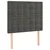 Vidaxl Box spring postelja z vzmetnico temno siva 100x200 cm žamet