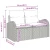 Set sofe s jastukom 6 pcs Svjetlosiva Poliester