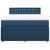 vidaXL vidaXL Box spring postelja z vzmetnico modra 160x200 cm blago, (21307787)