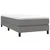 Vidaxl Box spring postelja z vzmetnico temno siva 90x200 cm blago