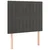 Vidaxl Box spring postelja z vzmetnico temno siva 120x200 cm žamet