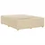 Vidaxl Posteljni okvir brez vzmetnice krem 140x190 cm blago