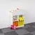ECO TOYS Drvena dečija polica organizer 03A, Bela