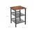 Songmics Stranska mizica 40x40x55 cm rjava