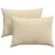 Jastučići za sofu 2 pcs Krema 70 x 50 cm tkanina