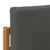 Set vanjskih sofa s jastukom 3 pcs Prirodna i antracit