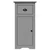 Vidaxl Kopalniška omarica BODO Grey 44x30x90 cm
