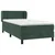 Vidaxl Box spring postelja z vzmetnico temno zelen 90x190 cm žamet