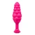 b-Vibe Bump Uniquely Textured Silicone Vibrating Plug Pink