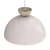 Luster na sajli NEVIS 1xE27/15W/230V, prečnik 38 cm, krem