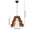 Opviq Luster Cloudy, 31cm, E27, 40W, Braon