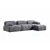 Atelier del Sofa Ugaona garnitura Petite, 290x160 cm, Siva