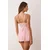 Trendyol Milla Ženski set babydoll spavaćice i gaćica Thmaw26Cy00001, Rozi