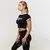 GymBeam Women‘s Varsity T-Shirt Black