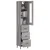 Visoka komoda siva sonome 34,5x34x180 cm od konstruiranog drva