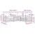 Set vanjskih sofa 4 pcs Bijela i bež 245,5 x 166,5 x 73 cm
