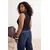 Trendyol Curve Ženska majica TBBSS26CV00017, Crna