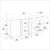 Hanah Home Komoda Luna, 70x40x148 cm, Bela