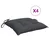 Jastuci za stolice 4 kom antracit 40x40x7 cm od tkanine Oxford